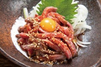 Kusuo-style black wagyu beef