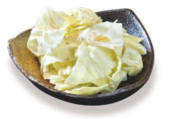 Crunchy cabbage from Nakasu food stall