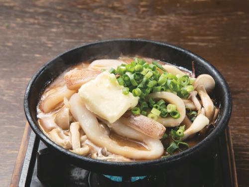 Squid butter teppanyaki