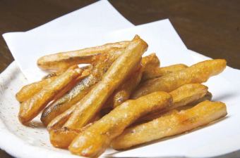 Crispy fried burdock