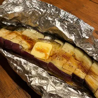 <熊本茄子> 黄油酱油烤茄子(樋古先品种)