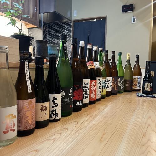 [Over 80 types of sake] The lineup changes with the seasons