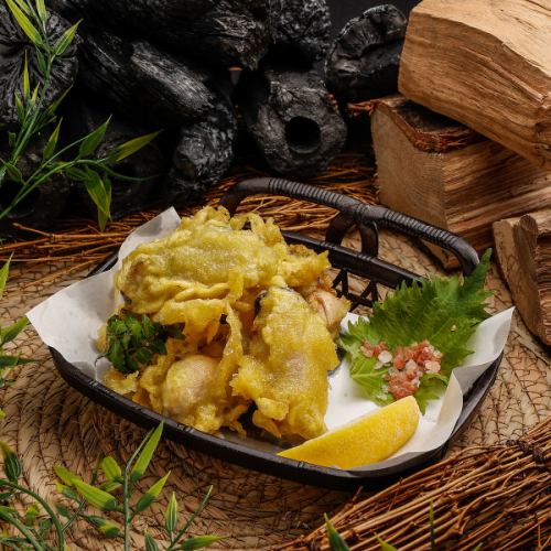 牡蠣の黄衣揚げ