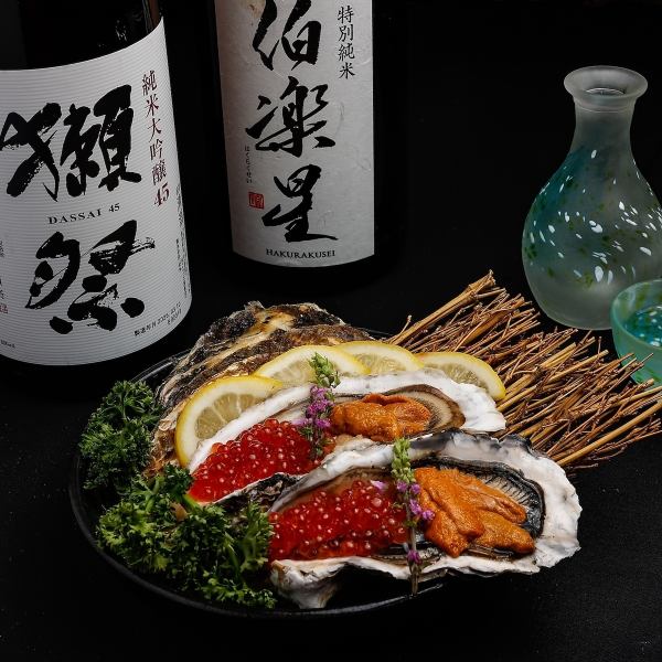 宮城県産 濃厚生牡蠣と炭火焼き牡蠣