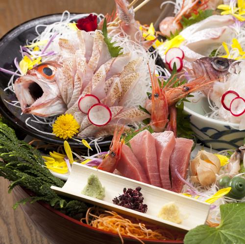 新鮮な魚介を使用！