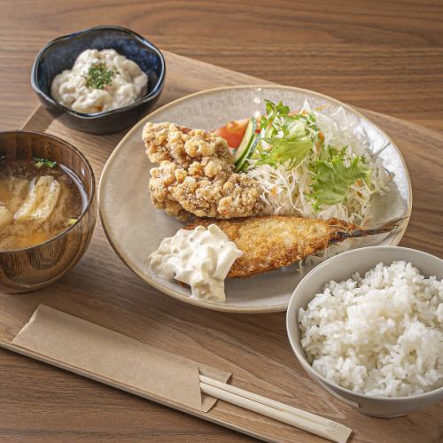 境港産アジを使った【アジからランチ】