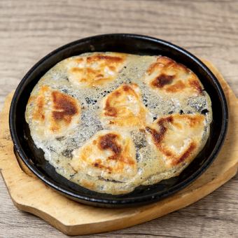 Iron plate with gyoza wings