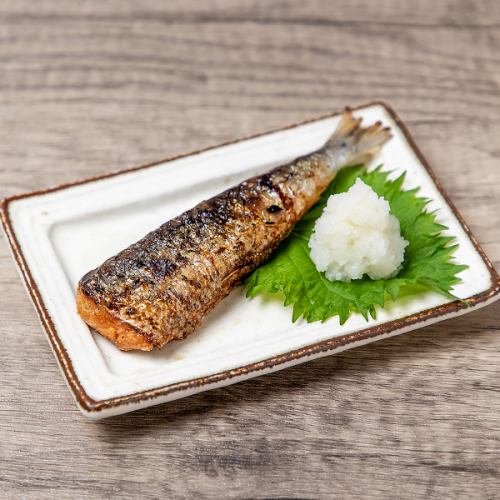 Grilled sardines and cod roe