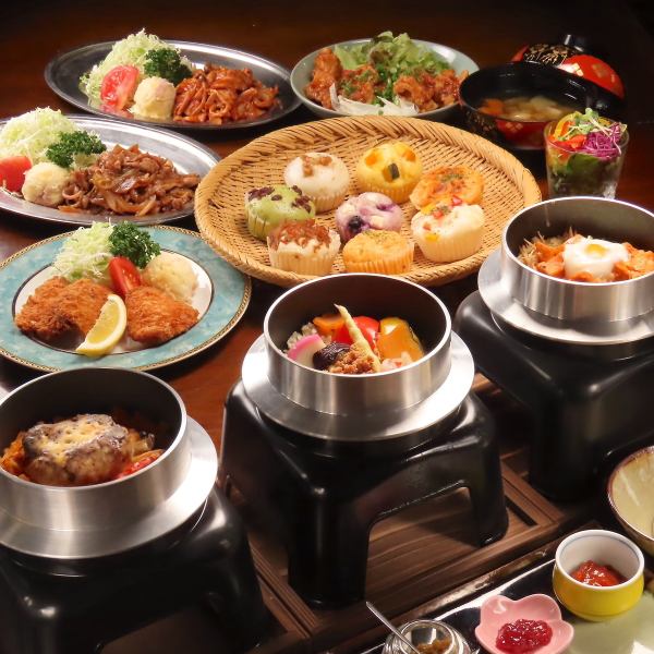 【ランチは茶寮『ウグイス』で美味しい釜飯を】おひとり様、ご家族連れなど幅広いシーンで