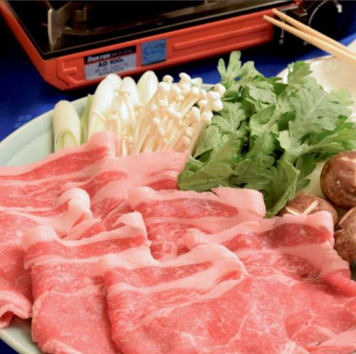 豪華！すきやき会席コース
