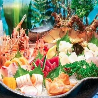 3時間プレミアム飲み放題★!桜コース食材と味にこだわり 10品 5980円