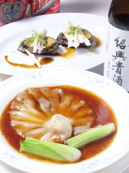 Luxury course with live abalone & shark fin (9 dishes) 7700 yen → 5500 yen