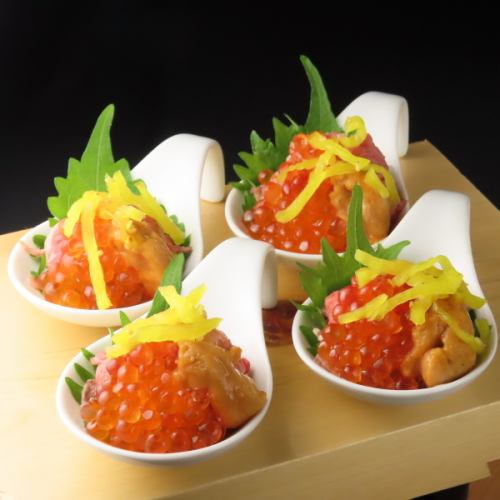 A variety of dishes to enjoy with all five senses