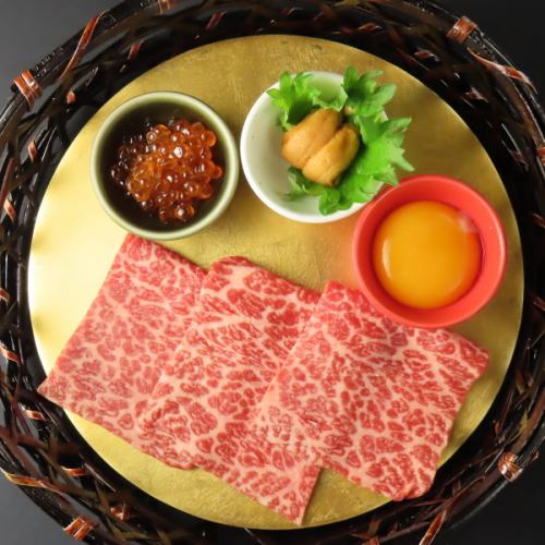 【名物】ロース三種盛り