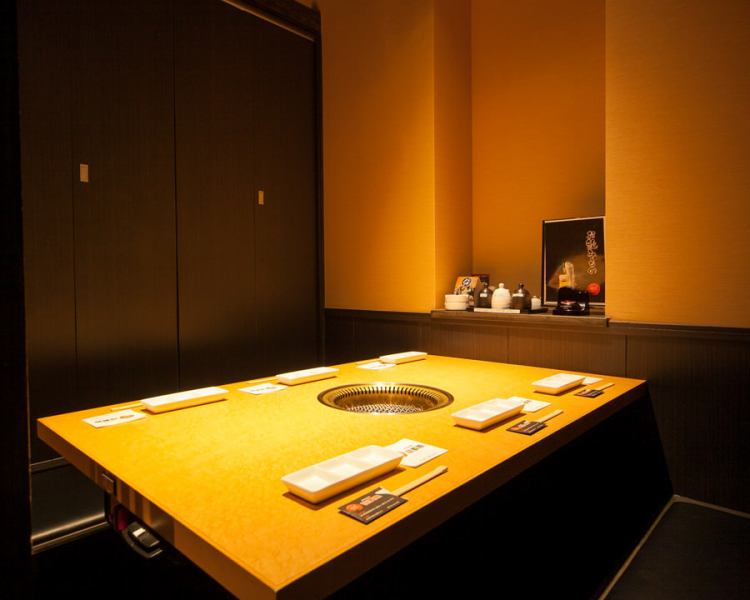 [Please spend a relaxing time in a private room with all seats ♪] Private room Yakiniku ♪ Complete private room that is nice for couples and families as well as entertainment and business talks ♪ Please enjoy the carefully selected brand beef to your heart's content.