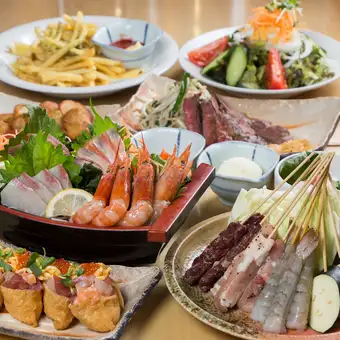 【120分飲み放題付】贅沢宴会コース<全8品>4000円(税込)