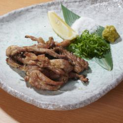 せせりの藁焼き