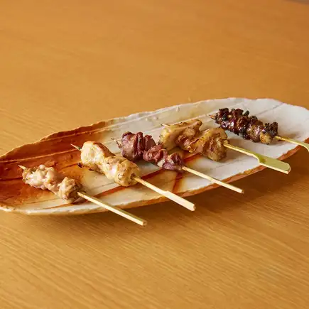 【コスパ良し！】焼鳥五本コース