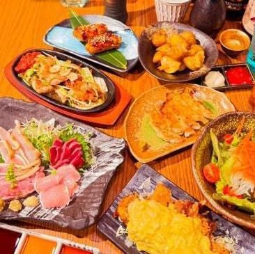 4大名物◎【宮崎四季彩々コース】忘年会にもお薦め！120分生ビール飲み放題付き★5480円 (税込)