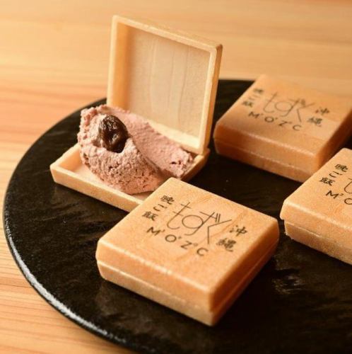 鶏白レバーペーストの最中