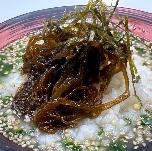 もずくのお茶漬け