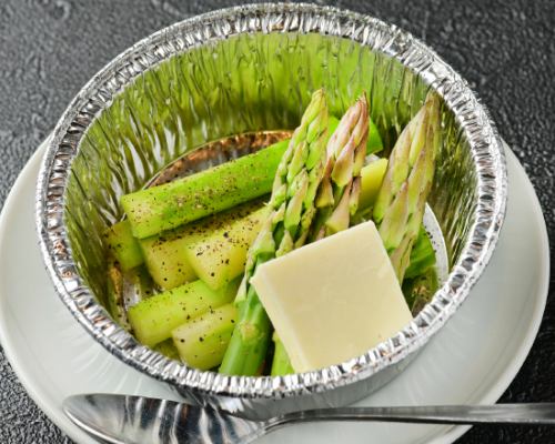 Grilled Asparagus Butter Foil