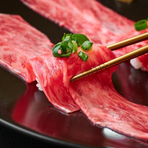 和牛まるごと一枚炙り寿司