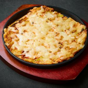 長ネギチーズチヂミ