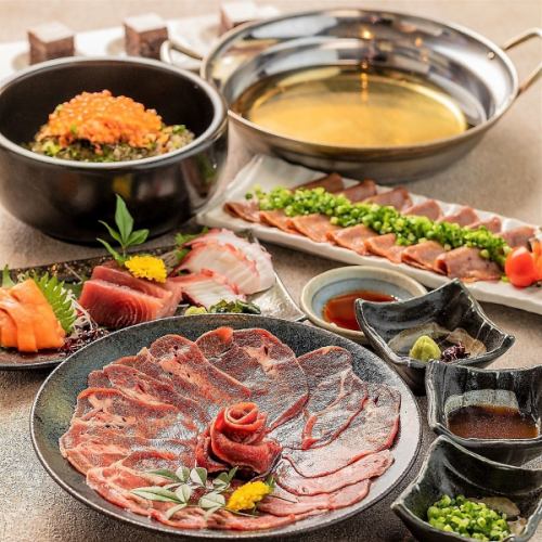 全ての宴会コースが飲み放題付き3,500円~!当店名物のおでんや肉料理を堪能できる宴会コースプラン有り◎