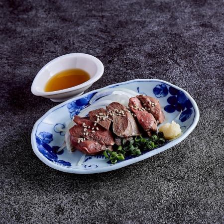 低温調理レバ刺し(比内地鶏)