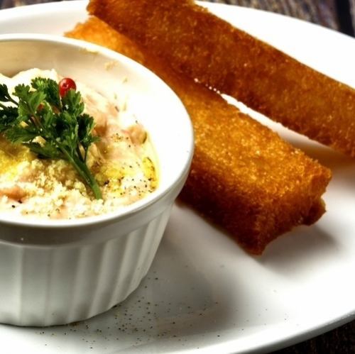 Shrimp bread dip style for adults