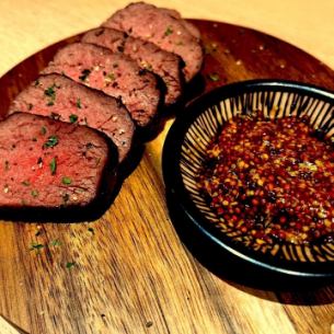 Roasted venison