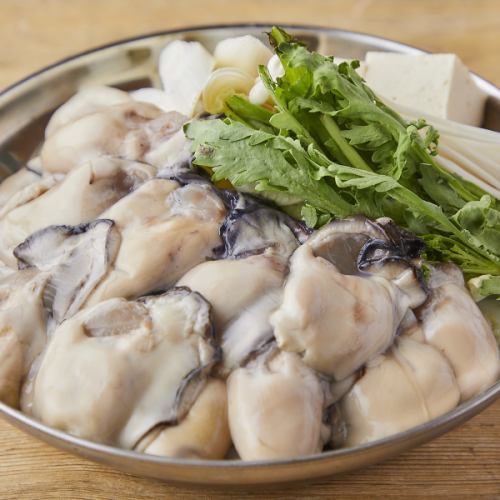 Oyster hotpot at an oyster restaurant