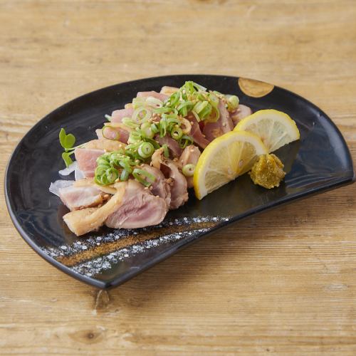 Seared local chicken with ponzu sauce