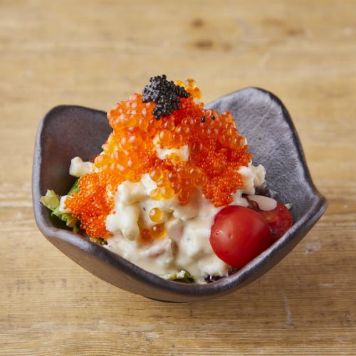 Potato salad for fish egg lovers