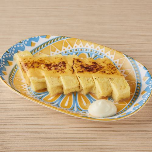 Rolled egg with cheese