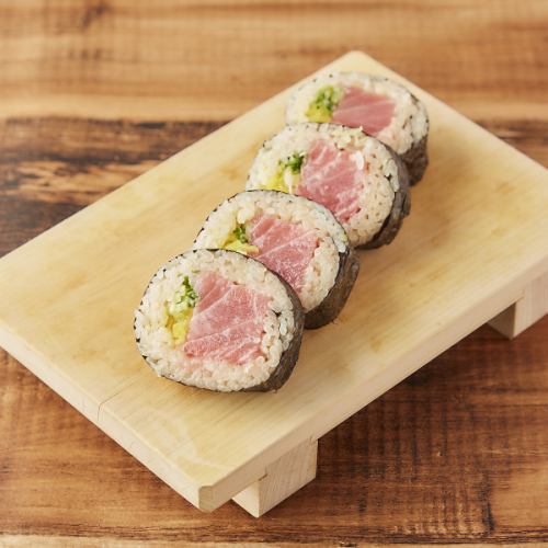 Almost fatty taku roll half