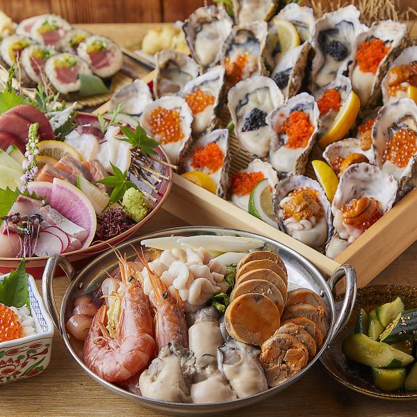 福岡1の豪快鍋！海の幸盛りだくさんな痛風鍋！濃厚スープに、箸が止まらなくなること間違いなし。