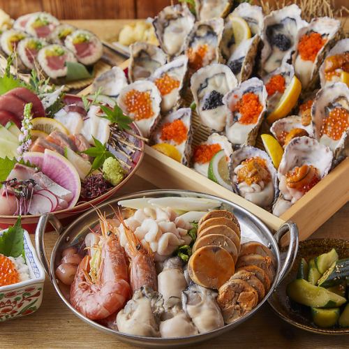 福岡1の豪快鍋！海の幸盛りだくさんな痛風鍋！濃厚スープに、箸が止まらなくなること間違いなし。