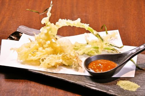 Otohime garlic tempura