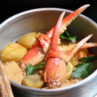 ★１日５組様限定1,000円オフ★【平日限定◆耀】牡蠣フライ、蟹釜めし、旨しゃぶ鍋◆9品飲放付