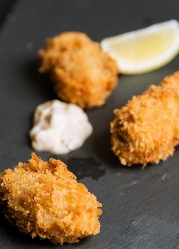 広島産大粒カキフライ 柚子こしょうタルタル