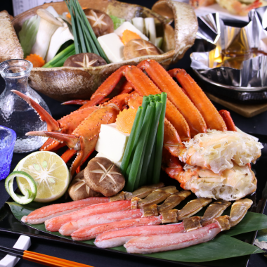 12/26いよいよ登場!季節の贅沢！垂涎の蟹しゃぶ。コースの一品でお愉しみいただけます。