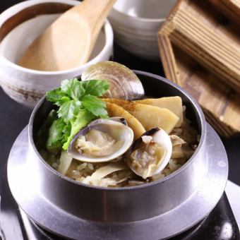 ★特別コース★【平日限定◆椿】とり天、蛤と竹の子の釜めし、豚すき焼鍋◆6品飲放付