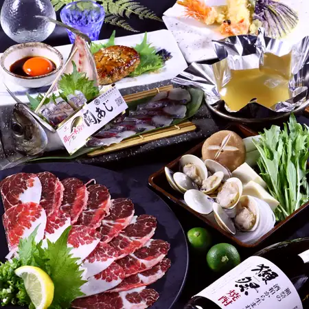 雰囲気抜群の完全個室!豪華創作料理と厳選酒を心ゆくまでゆっくりと…。