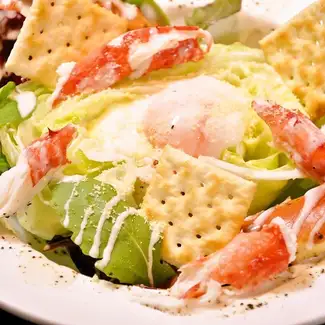 Hokkaido Salad with Boiled King Crab
