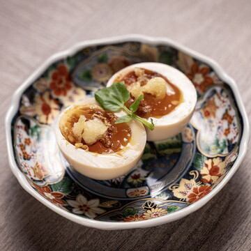 燻製半熟煮卵のアテ