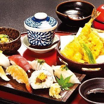 Sushi set meal
