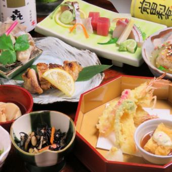一人一盘！御影屋套餐2小时无限畅饮5,000日元（含税）8道菜品以上