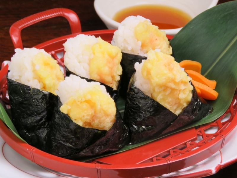 Please order 3 or more shrimp tempura balls